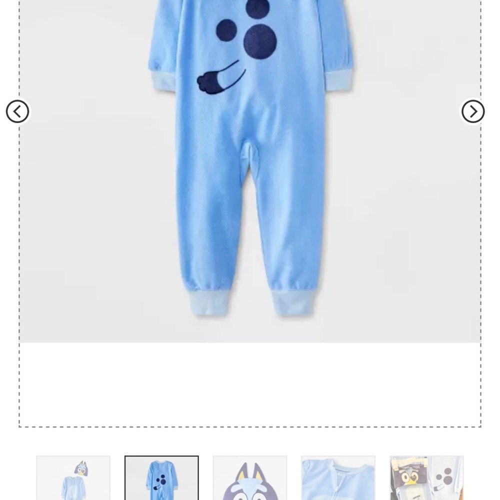 Bluey toddler / infant onesie pajama